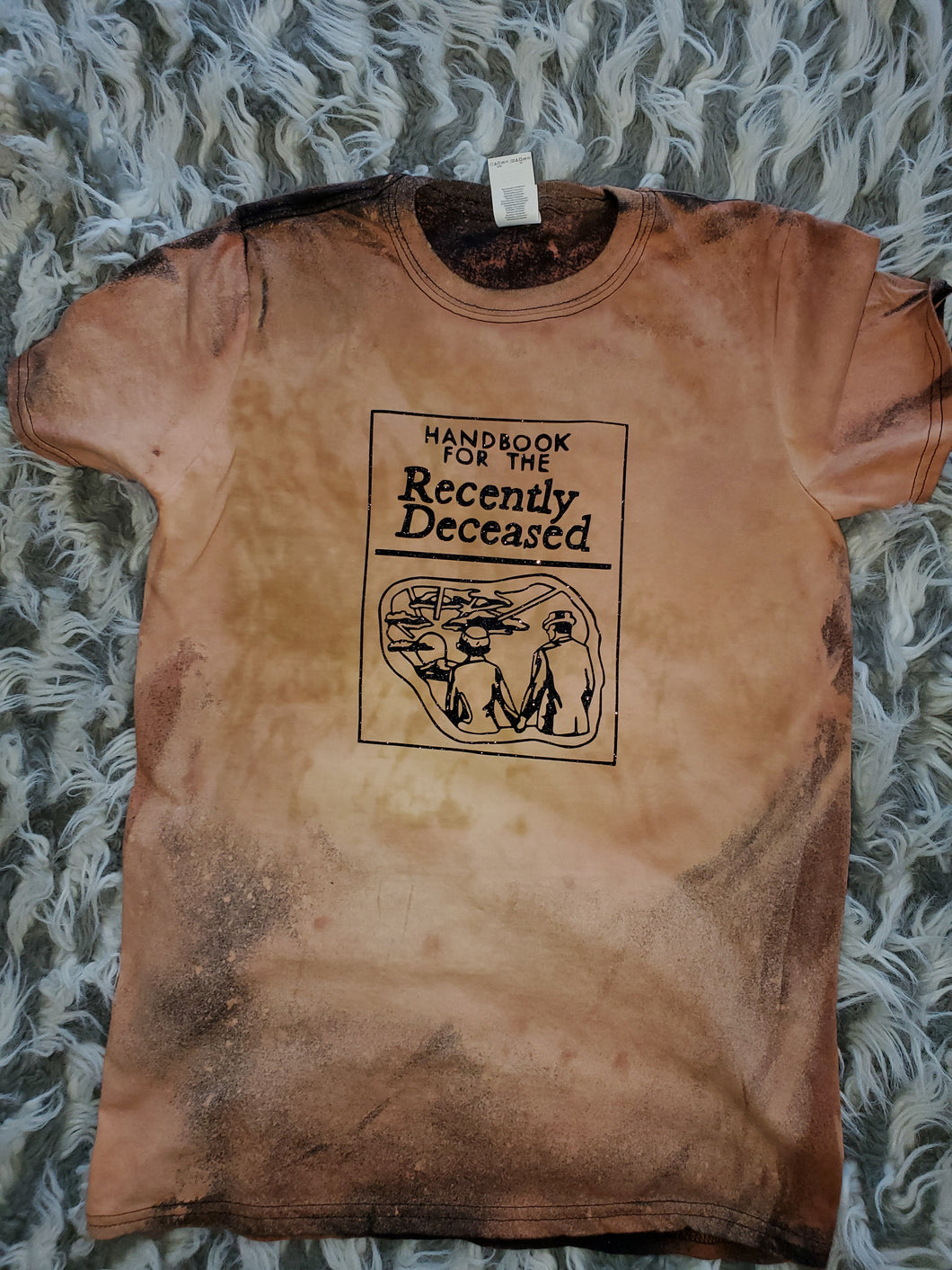 Bleach Washed Handbook for the Recently Deceased Tee